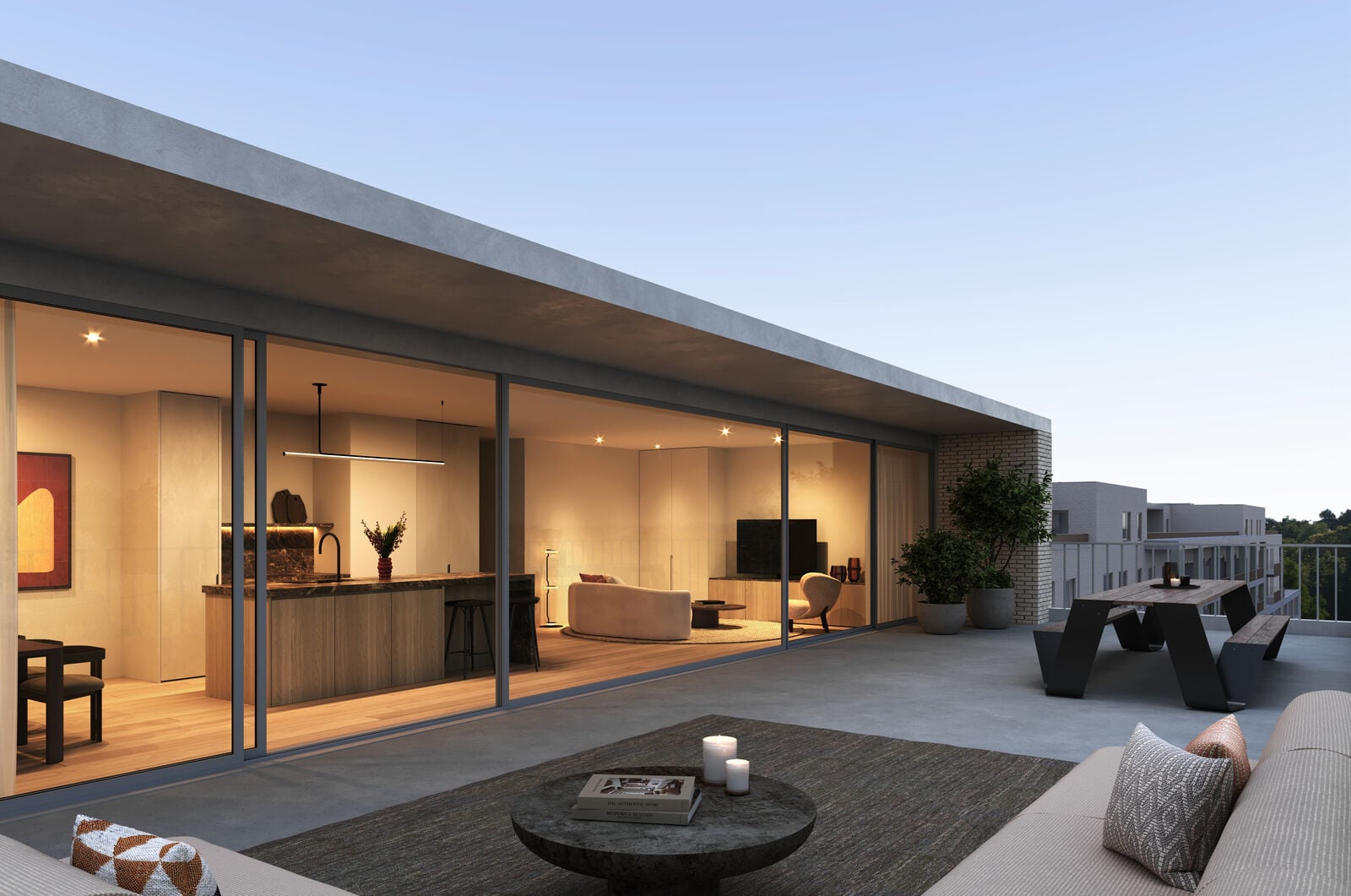Penthouses neufs à vendre à Grimbergen